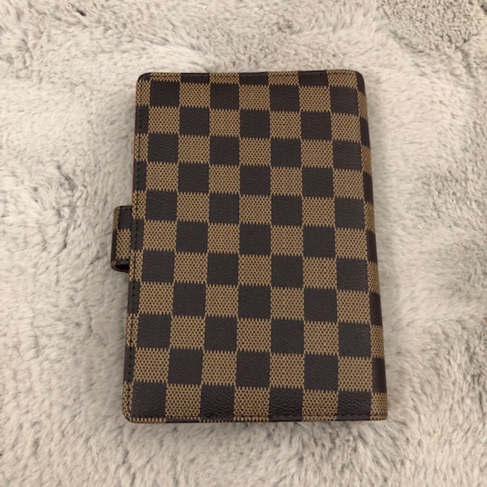 Brown Checkered A6 Planner Cover - Budget Binder - Picture 6 of 7